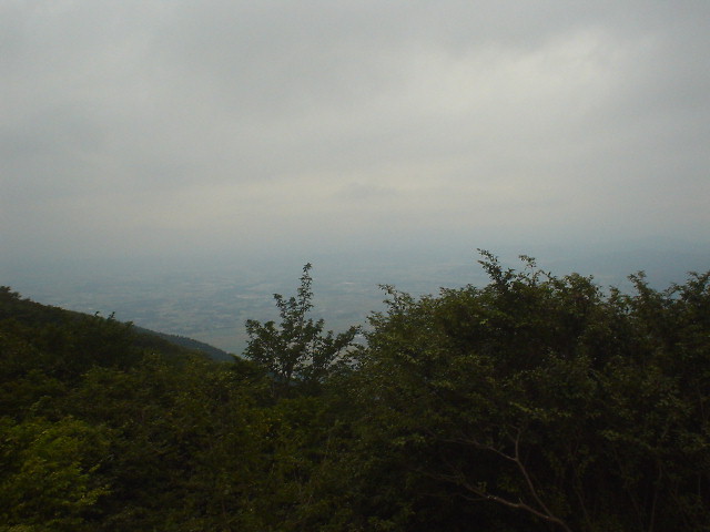 筑波山から眼下を眺める
