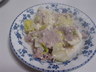 白菜と豚肉の炒り豆腐