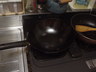 中華鍋の空焼き
