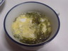 寒天の海藻スープ