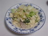 白菜と豚肉の豆腐炒め